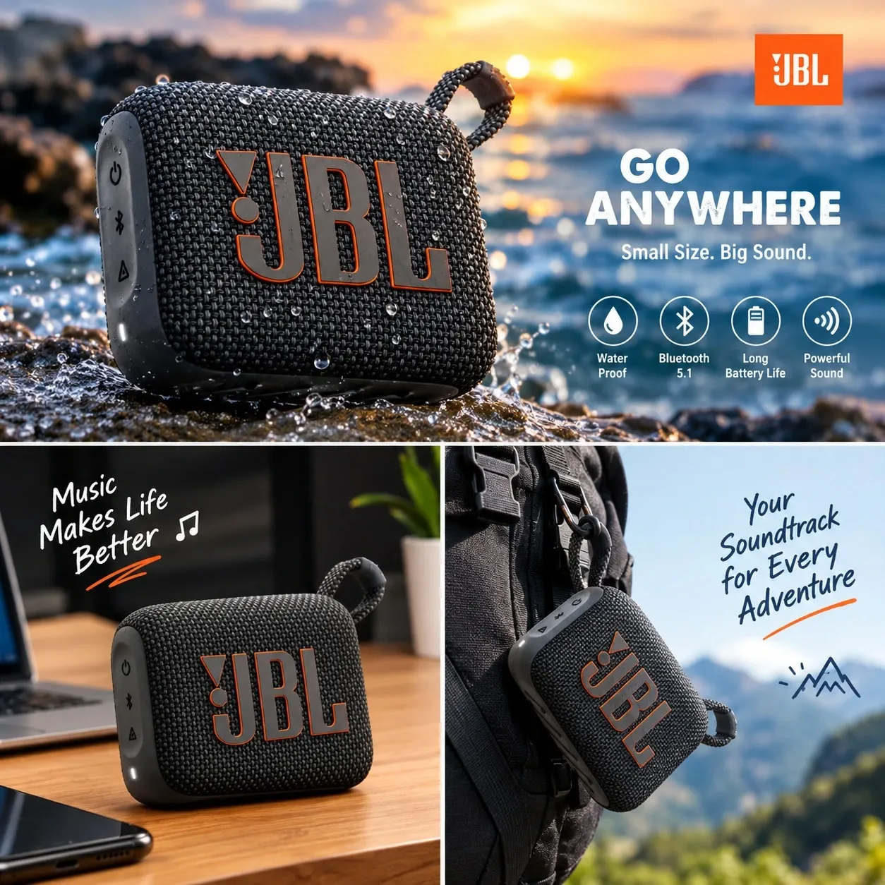 JBL Go 4 Speaker Box – Master Copy 