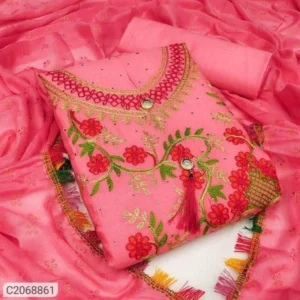 কাশ্মীরী আড়ি এম্ব্রয়ডারি থ্রি-পিস – প্রিমিয়াম ও এলিগেন্ট কালেকশন