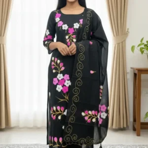 Block Print Three Piece – এলিগেন্ট ও আরামদায়ক কালেকশন