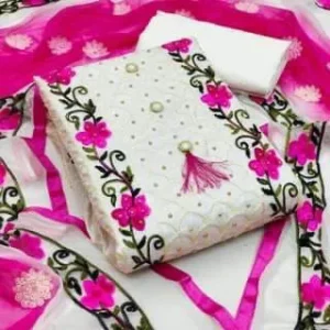 কাশ্মীরী আড়ি এম্ব্রয়ডারি থ্রি-পিস – রুচিশীল ও প্রিমিয়াম কালেকশন